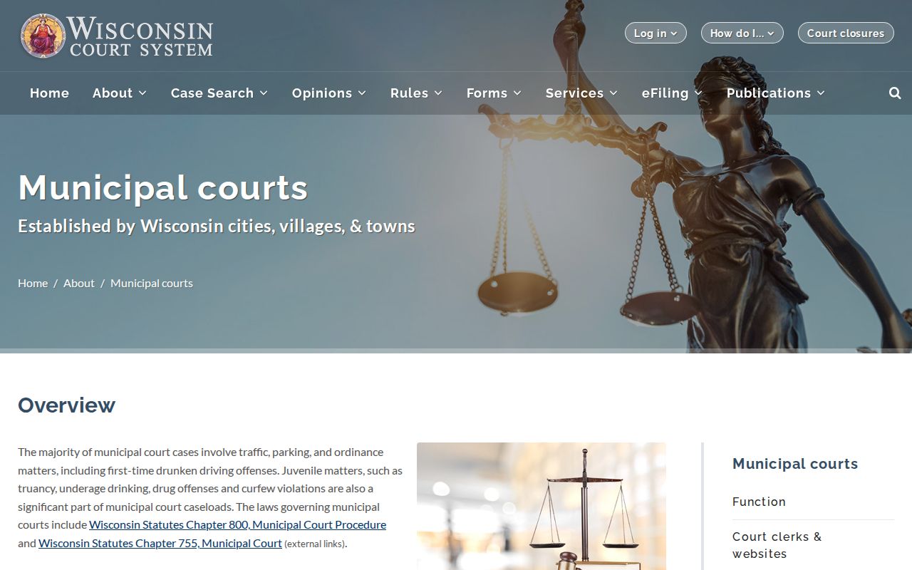 Iron County criminal docket and municipal court jurisdiction