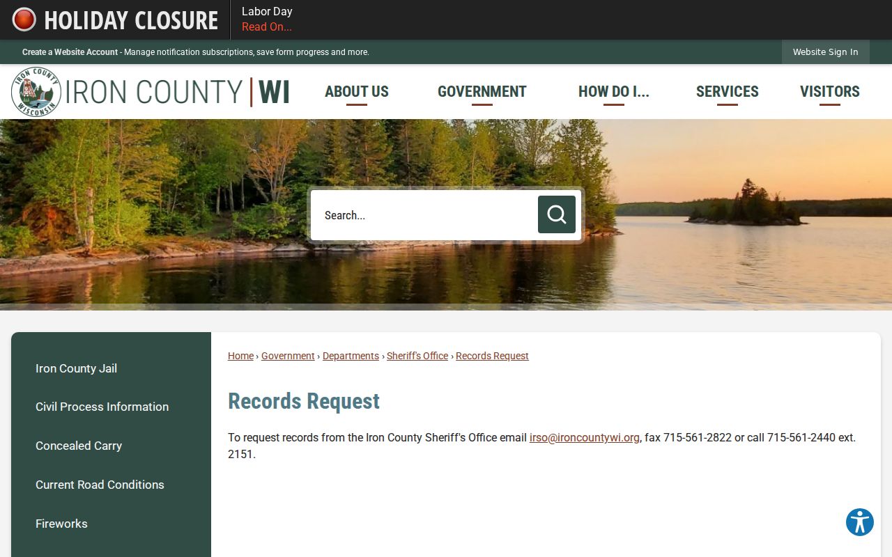 Iron County records request fallback for court record routing