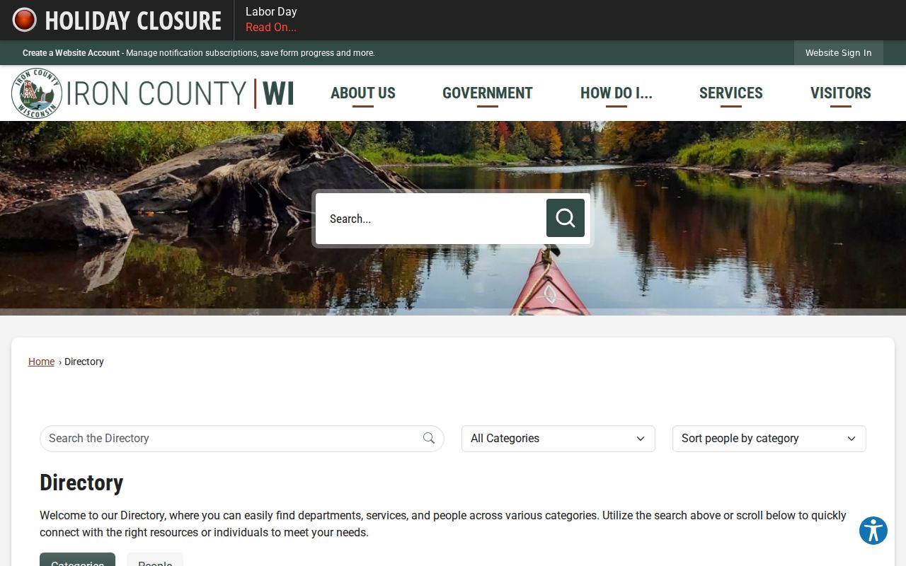Iron County public court and clerk staff directory